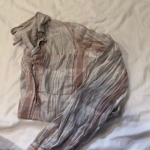 Plaid button up shirt